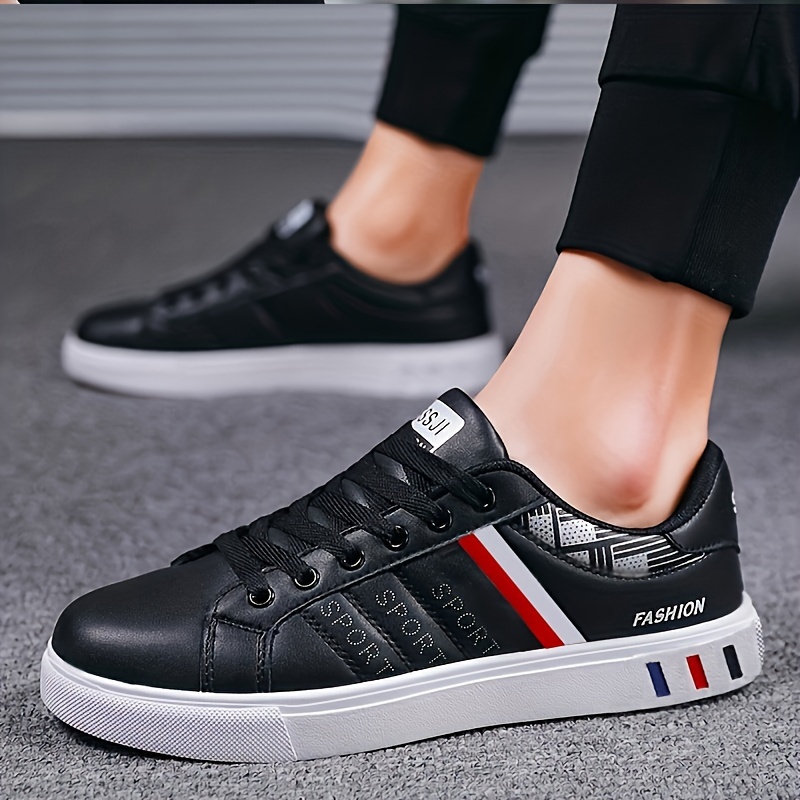 2023 hot new mens skate shoes trendy sneaker mens trendy lace up white shoes outdoor walking shoes details 3