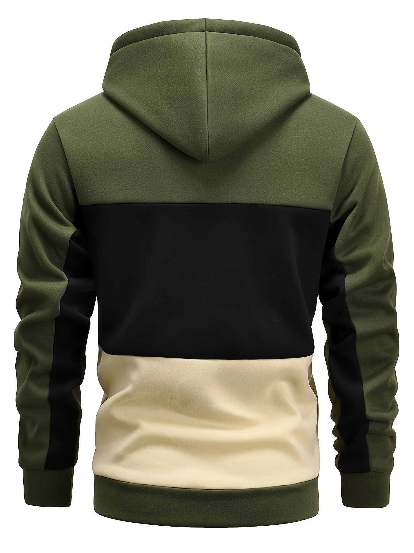 color block hoodie cool hoodies for men mens casual graphic design pullover hooded sweatshirt with kangaroo pocket streetwear for winter fall as gifts details 10